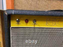 Vintage Années 1970 Carlsbro 50 Top 50w Combo Amplificateur Amp W 12 Power Tone 60 Haut-parleur