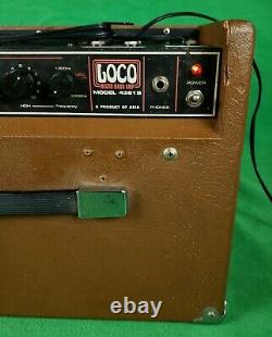 Vintage Aria Loco Micro Bass Amp, 15 Haut-parleur Modèle 4381b (made In Japan)