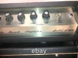 Vintage National Ga920p Tremolo Reverb Amplificateur Chef Solid State Speaker Works