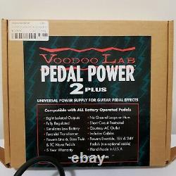 Voodoo Lab Pedal Power 2 Plus Alimentation Universelle Pour Les Effets De Pédale De Guitare