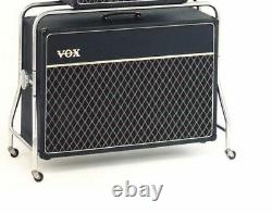 Vox Ac-50 Petite Box 2x12 Speaker Cabinet Avec Trolley Repro Vinyl Cover (vox068)