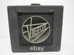 Vtg 1940s Victor Animator 16mm Projecteur Haut-parleur Uniquement Cas Guitar Amp Comme Est